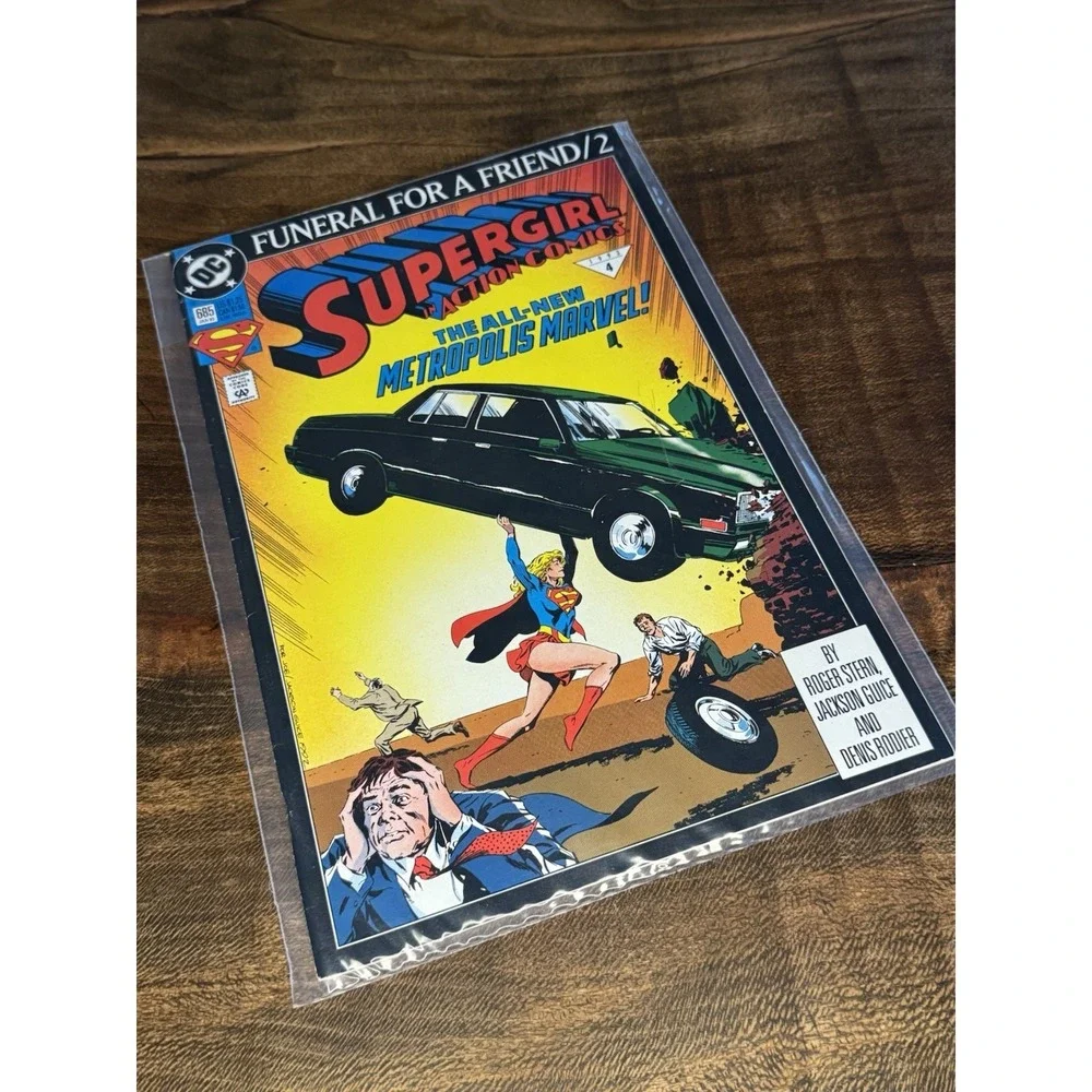 1993 DC COMICS GROUP SUPERGIRL IN ACTION‎ COMICS ISSUE 685 FUNERAL SUPERMAN DCU